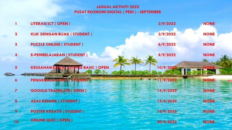 jadual xtvt 9